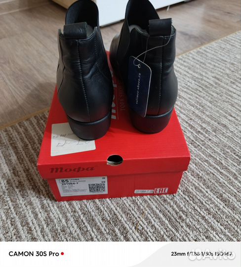 Ботинки челси женские 39