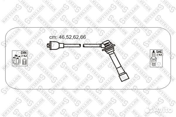 Ком-т проводов Mazda 626/MX6 1.8/2.0 91