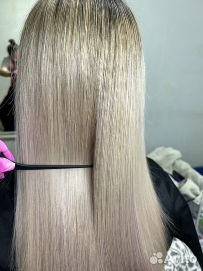 Кератиновое выпрямление