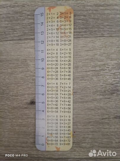 Таблица умножения и деления