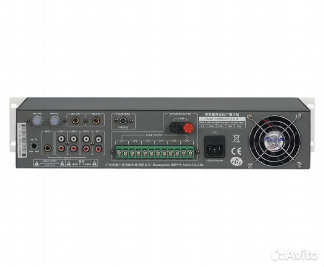 Микшер-усилитель dsppa MP-610U