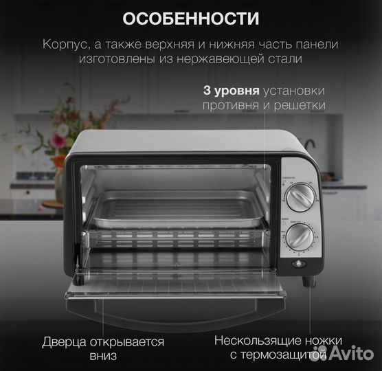 Мини духовка, мини печь