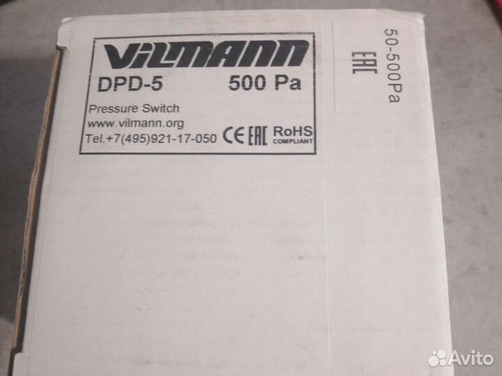 Датчик перепада давления Vilmann dpd-5