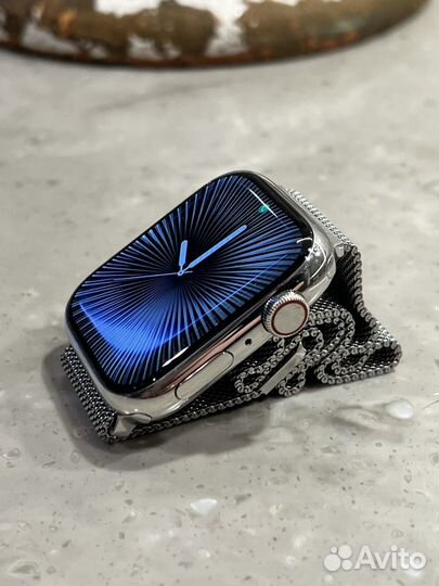Часы apple watch 7 45 mm stainless steel