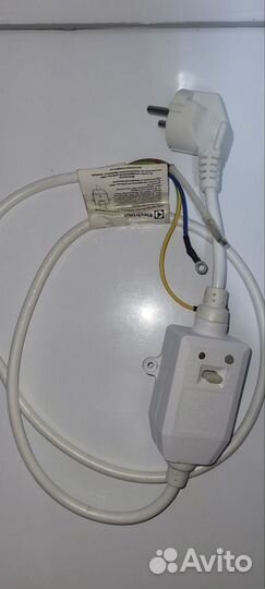 Кабель питания с узо для водонагревателя