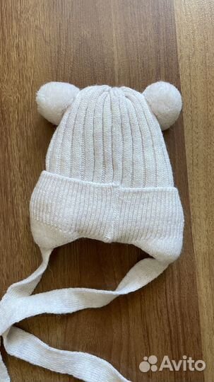 Шапочка для новорожденного зима