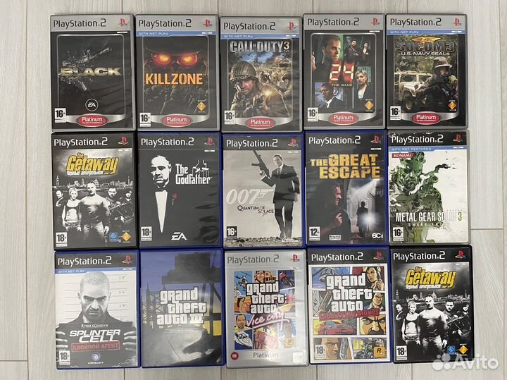 Игры для PS2 Лицензия