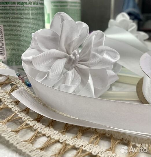 Банты ручной работы, заколки для волос