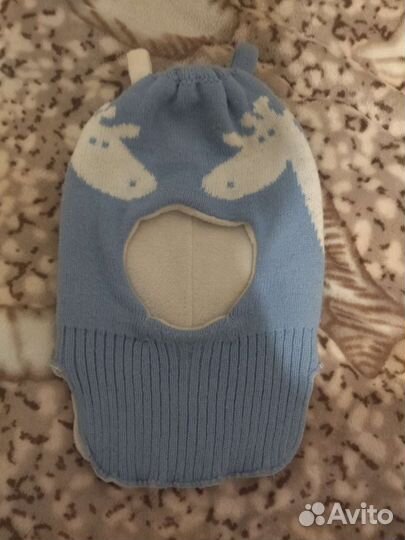 Шапка шлем для мальчика зима