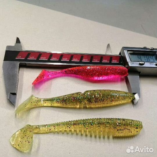 Уловистые виброхвосты Яркие, насыщенные цвета