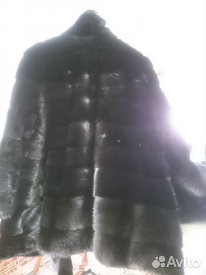 Шуба норковая поперечка в отличном состоянии