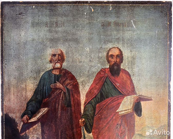 Икона Петр и Павел 18 век
