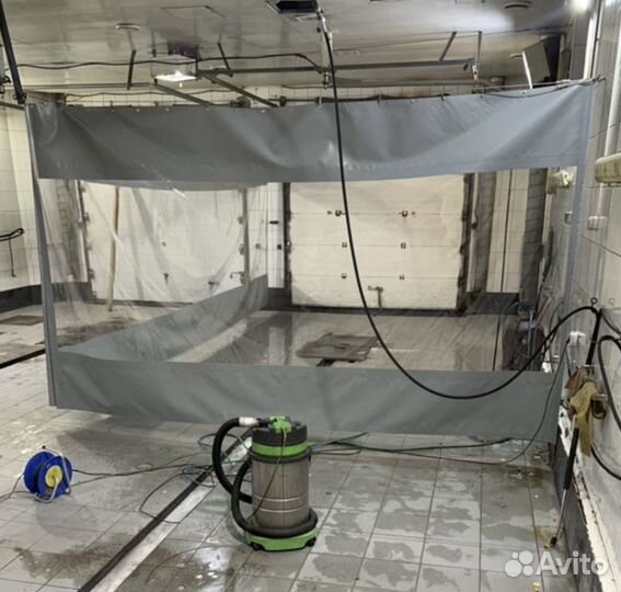 Штора пвх прозрачная 500 микрон