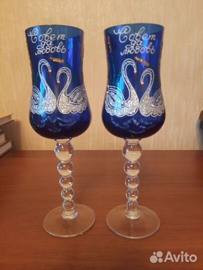 Фужеры хрустальные СССР