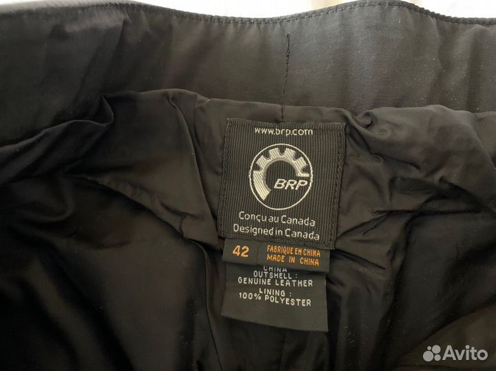 Мото штаны BRP кожаные мужские новые большой разме