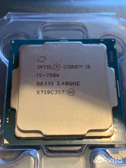 Процессор intel core i5 7500 3.40 Ghz