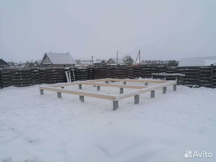 Фундамент жб сваи