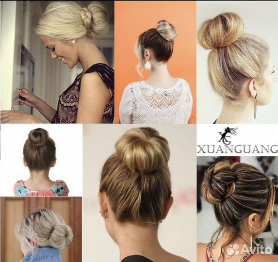 Приколка, заколка, шиньон, резинка для волос