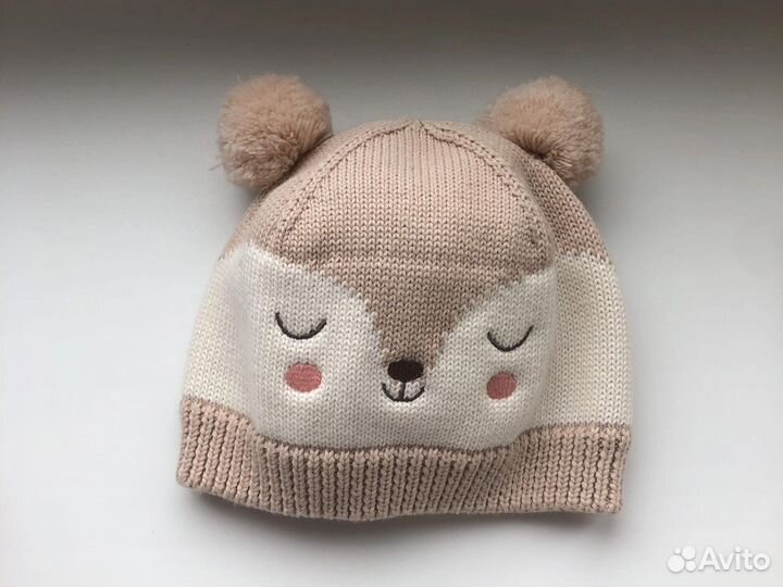 Комплект шапка и варежки HM для малышей