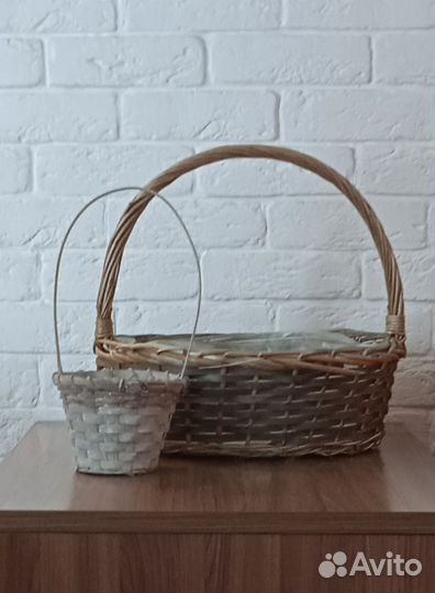 Корзина плетёная для подарков, для букетов