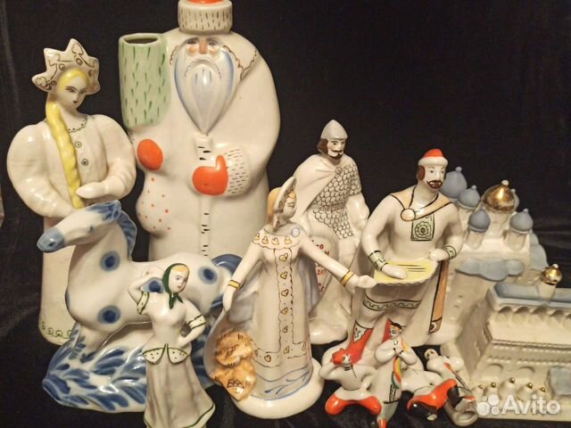 Фарфоровые статуэтки СССР Пролетарий збв