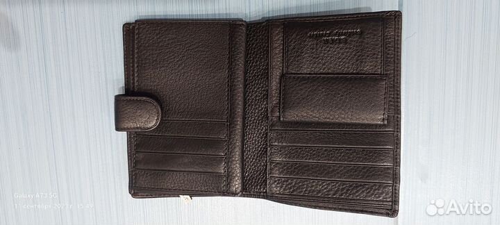 Бумажник мужской кожаный