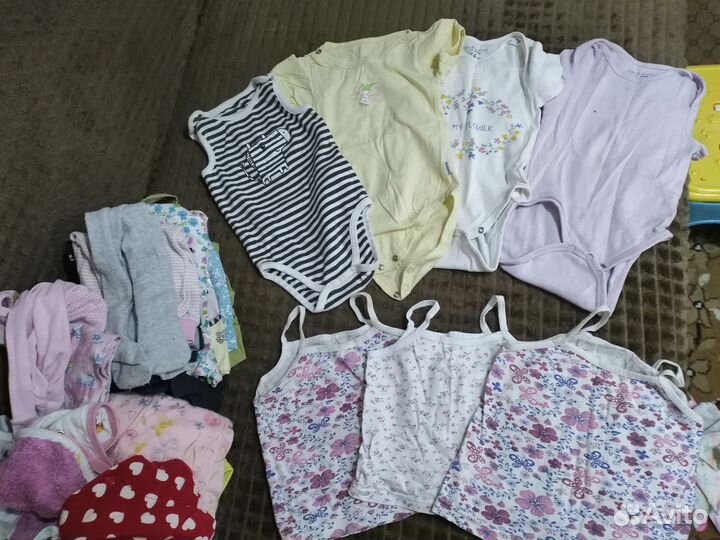 Пакет вещей на девочку 6-9 мес