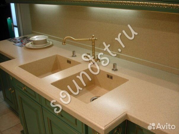 Столешницы из литого искусственного камня