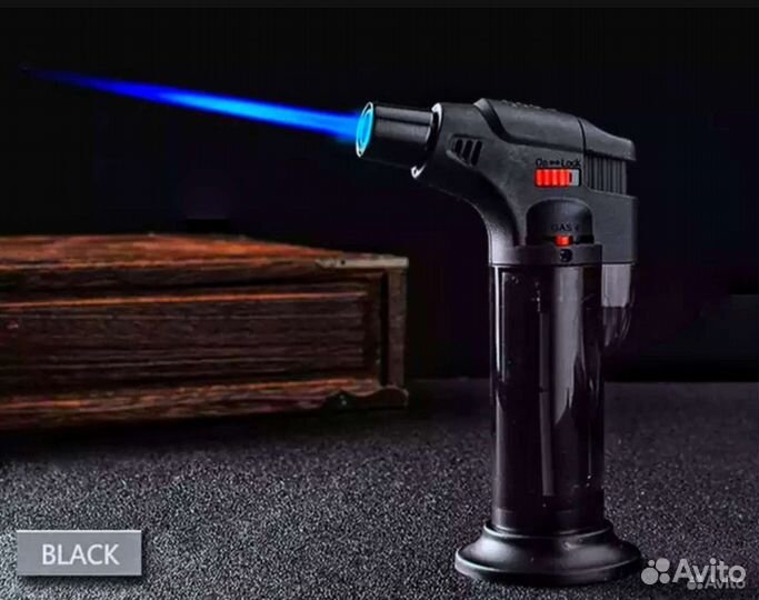 Зажигалка турбо автоген перезаряжаемая новая