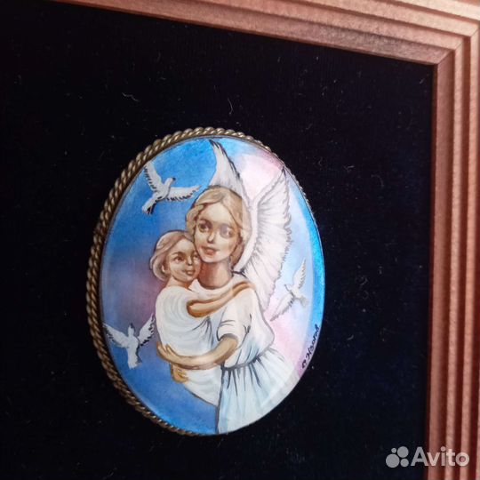 Миниатюра роспись маслом