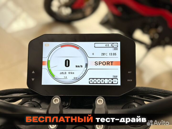 Электромотоцикл Alrendo TS Bravo