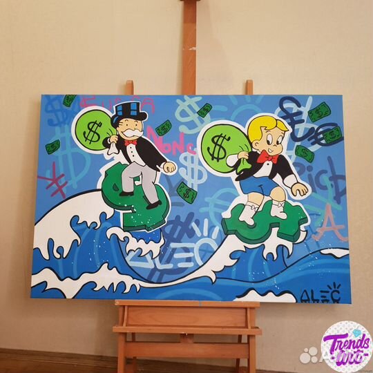 Картина Скрудж Макдак Дональд Дак Alec Monopoly