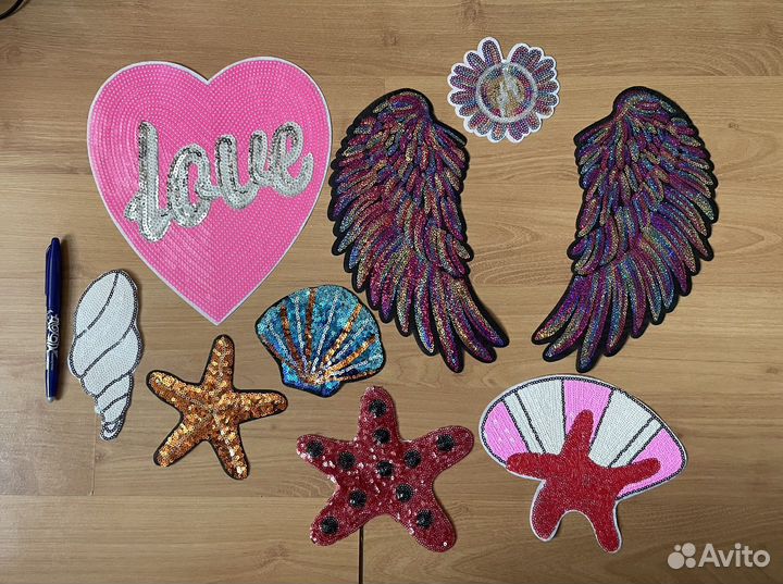 Нашивки, апликации доя одежды, ремонт и дизайн