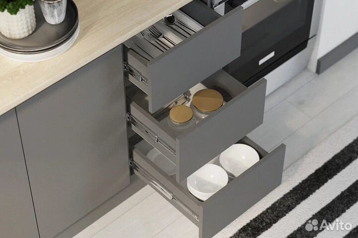 Кухонный гарнитур 2m со столешницей