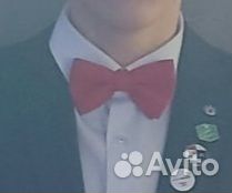 Галстук бабочка для мальчика красный