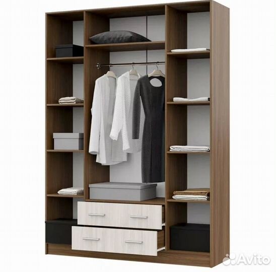 Шкаф Квадро Белый гладкий