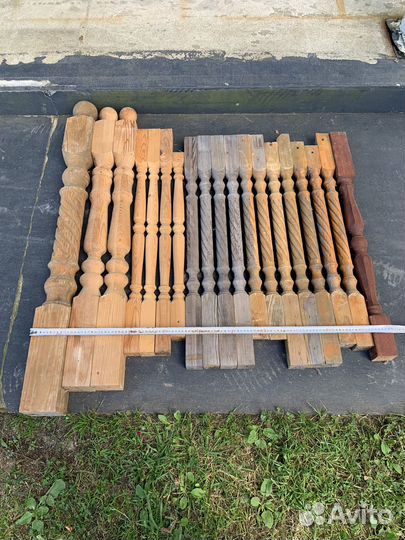 Балясины деревянные новые и б/у
