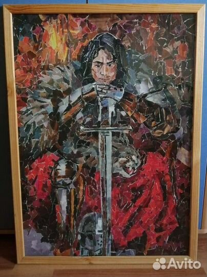 Картина коллаж средневековье