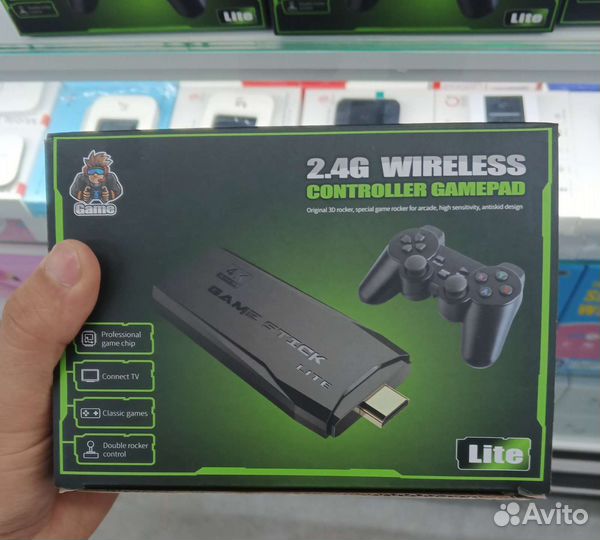 Игравая приставка game stick lite 64 gb 10000игр