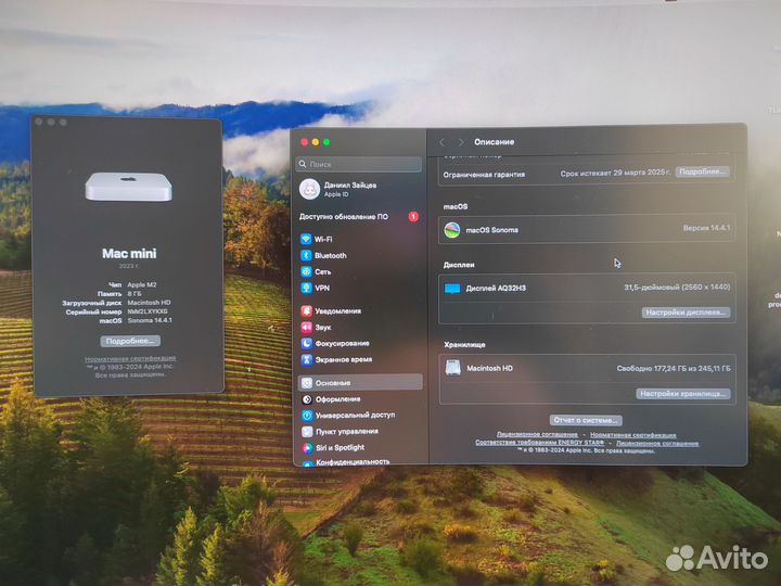 Apple Mac mini m2 + trackpad 3