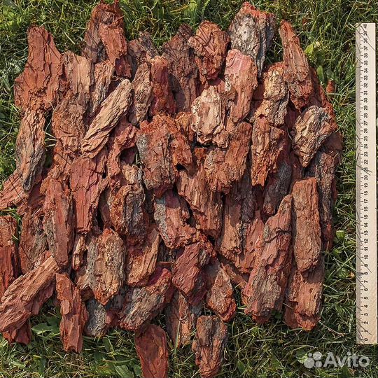 Кора лиственницы для мульчирования фракция 6-10 см