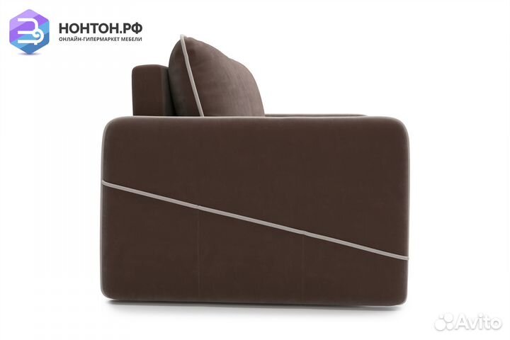 Диван еврокнижка Энерджи коричневый