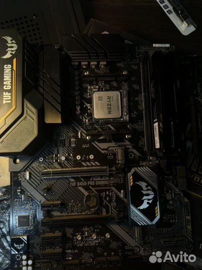 Материнка B450/ ryzen 5 5500