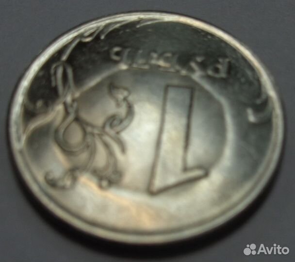 1 рубль 2009 г брак наплыв