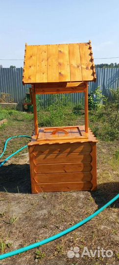 Колодец из дерева (массив лиственницы)