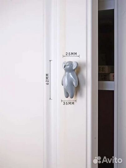 Ручки мебельные керамические зверушки