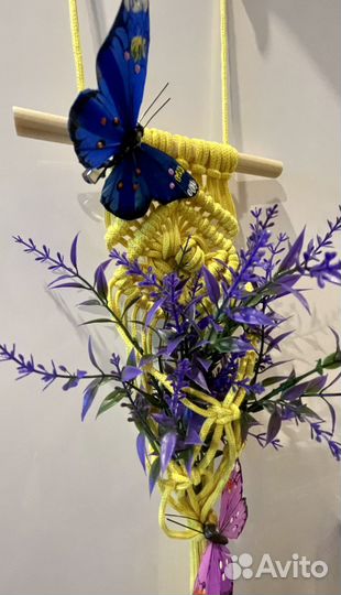 Панно макраме бохо