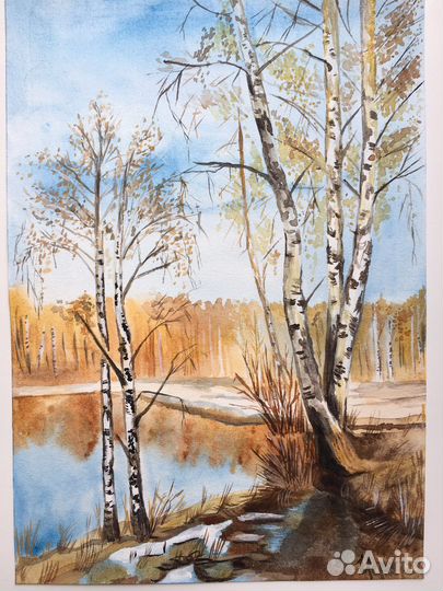 Картина акварелью 