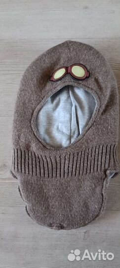 Шапка шлем для мальчика 54 56