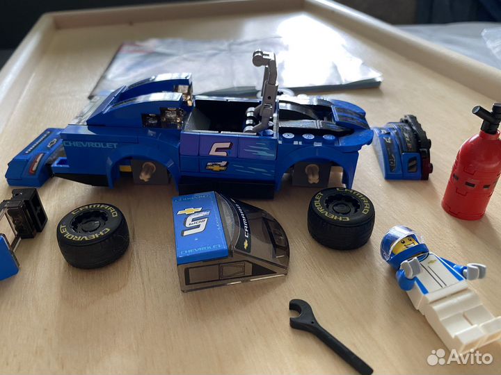 Lego Technic синяя машина